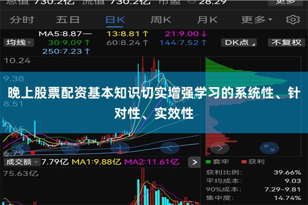 晚上股票配资基本知识切实增强学习的系统性、针对性、实效性